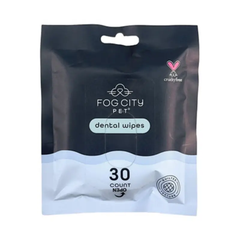 Fog City Pet Dental Wipes for Dogs & Cats 30 pk