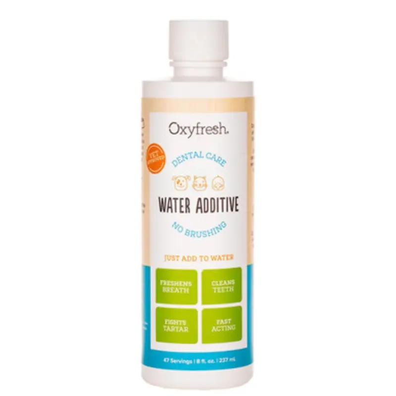 Oxyfresh Dental Care No Brushing Water Additive for Dogs & Cats 8 fl oz