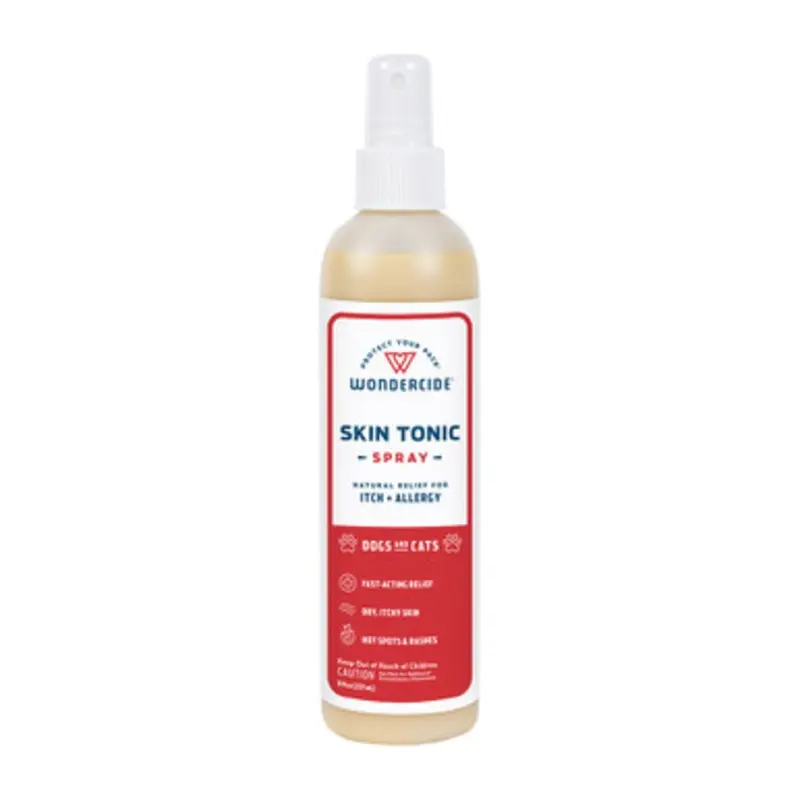 Wondercide Skin Tonic Itch Spray for Dogs & Cats w/ Natural Essential Oils 8 fl oz