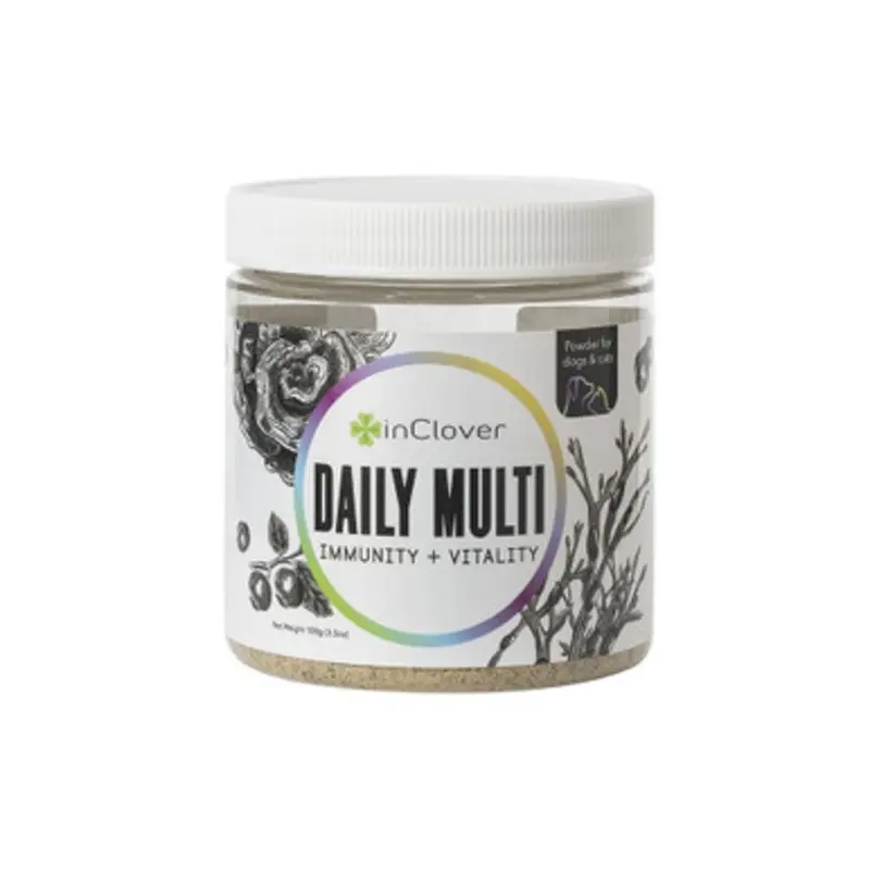 InClover Daily Multi Immunity + Vitality Powder Dog & Cat Supplement 3.5 oz