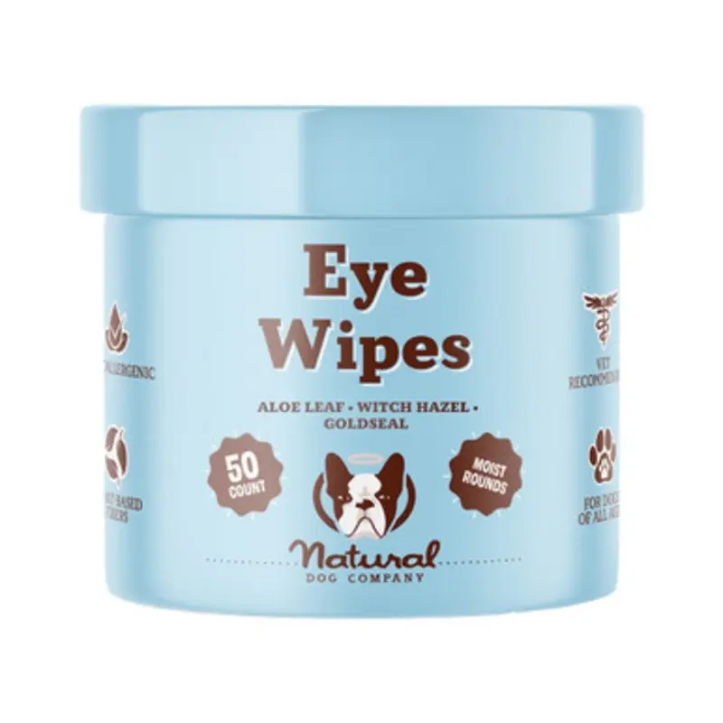 Natural Dog Company Eye Wipes for Dogs 50 ct