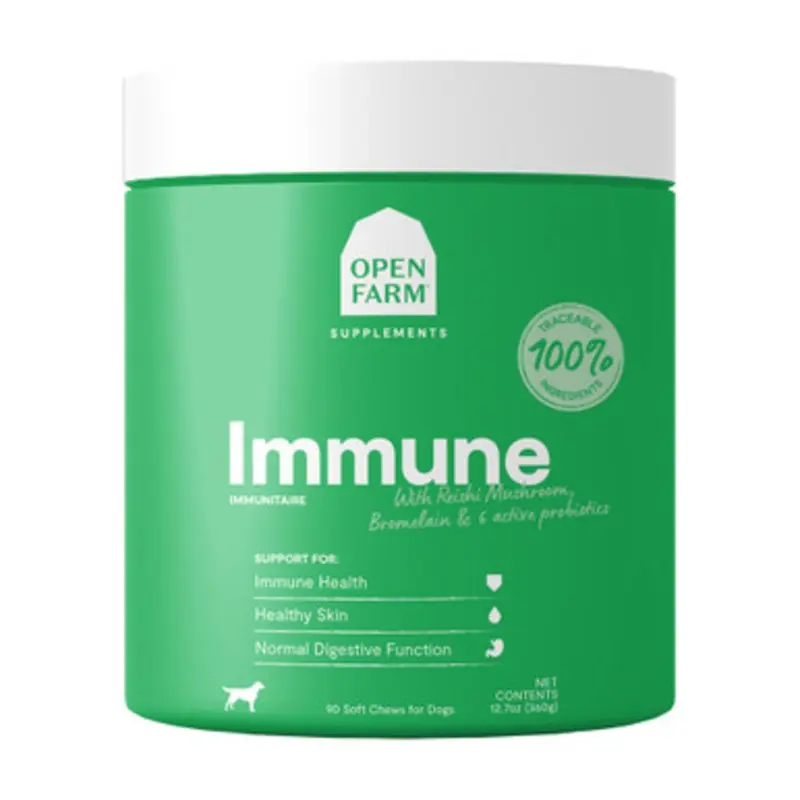 Open Farm Immune Chews Dog Supplement 90 ct