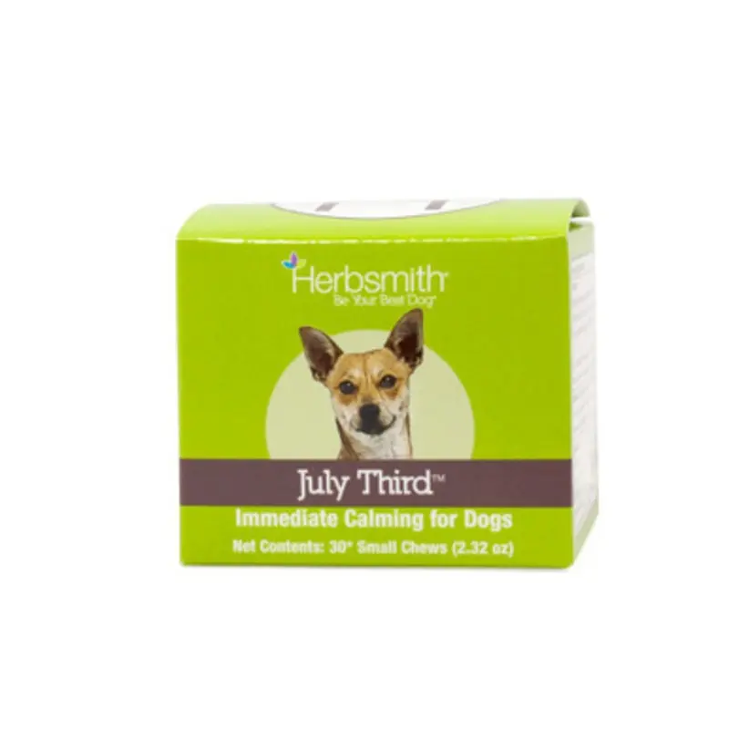 Herbsmith July Third Calming Supplement for Small Dogs Small - 30 ct