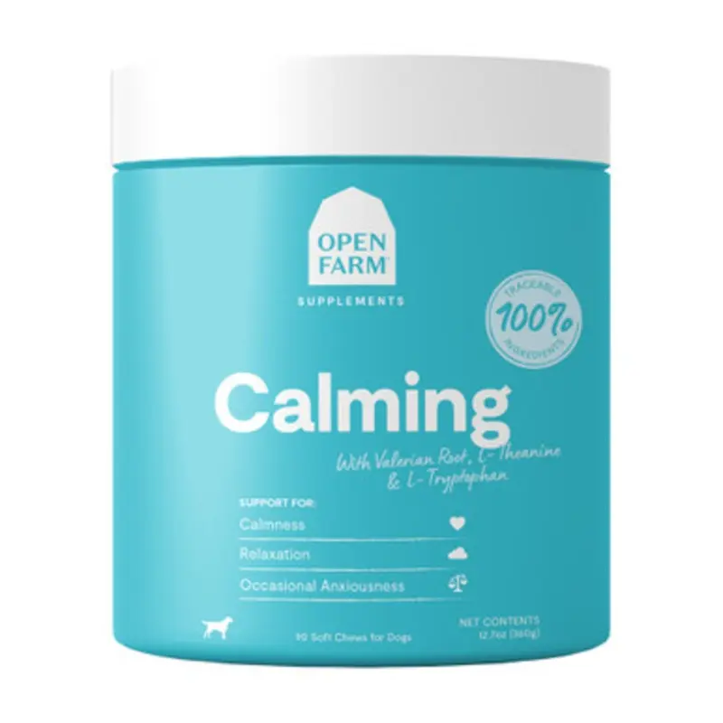 Open Farm Calming Chews Dog Supplement 90 ct