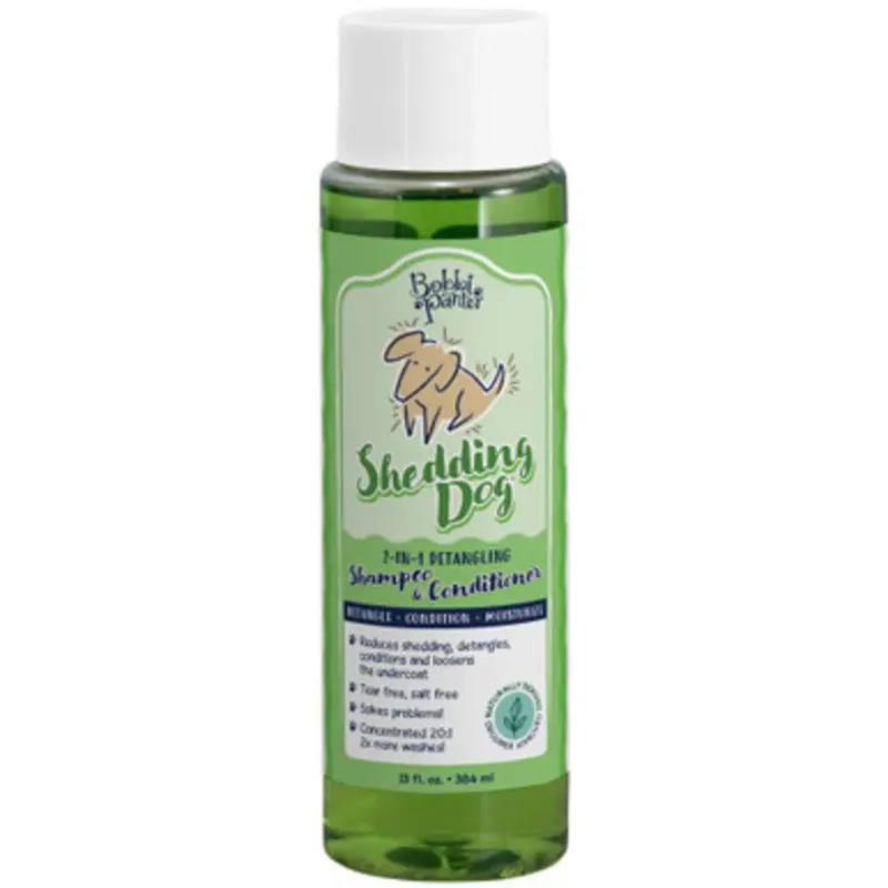 Bobbi Panter Shedding Dog 2-in-1 Detangling Shampoo & Conditioner for Dogs 13 fl oz