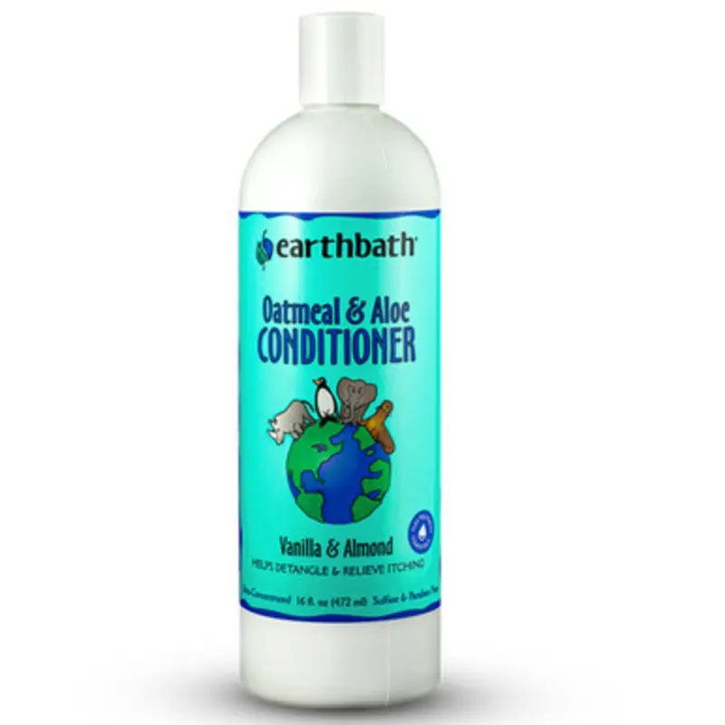 Earthbath Oatmeal & Aloe, Vanilla & Almond Pet Conditioner 16 fl oz