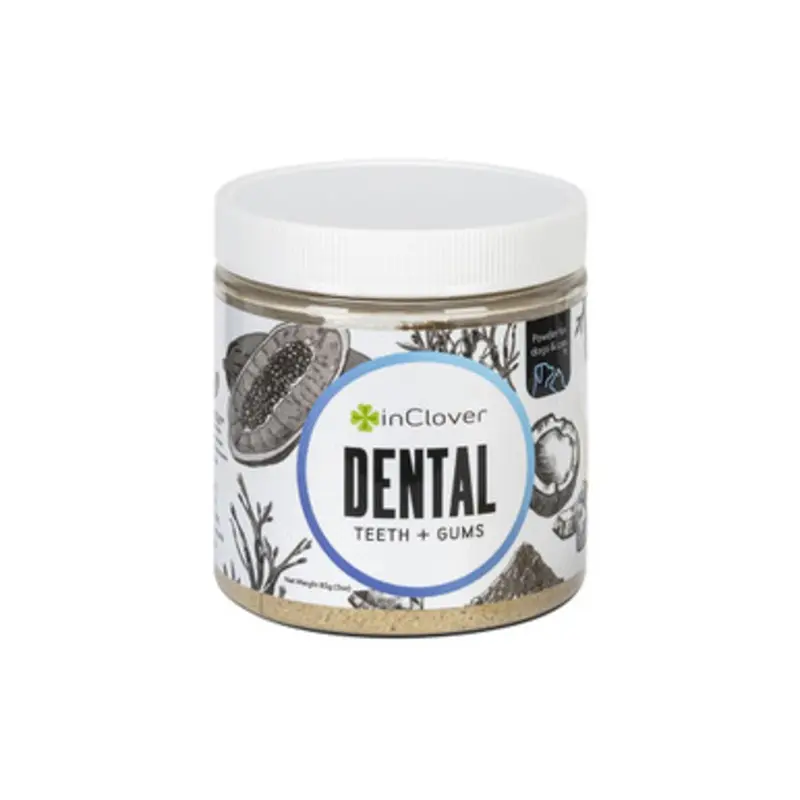 InClover Dental Teeth + Gums Powder Dog & Cat Supplement 3 oz