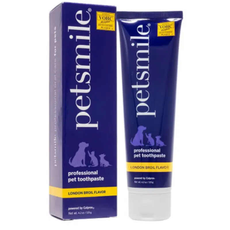 Petsmile Professional Natural London Broil Beef Flavor Pet Toothpaste 4.2 oz