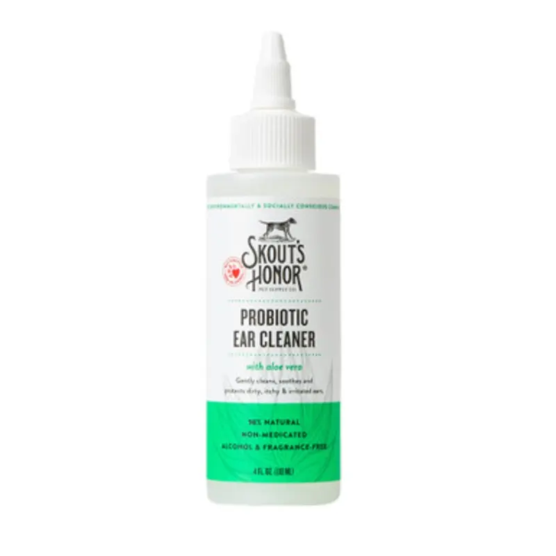 Skout's Honor Probiotic Ear Cleaner w/ Aloe Vera for Dogs & Cats 4 fl oz
