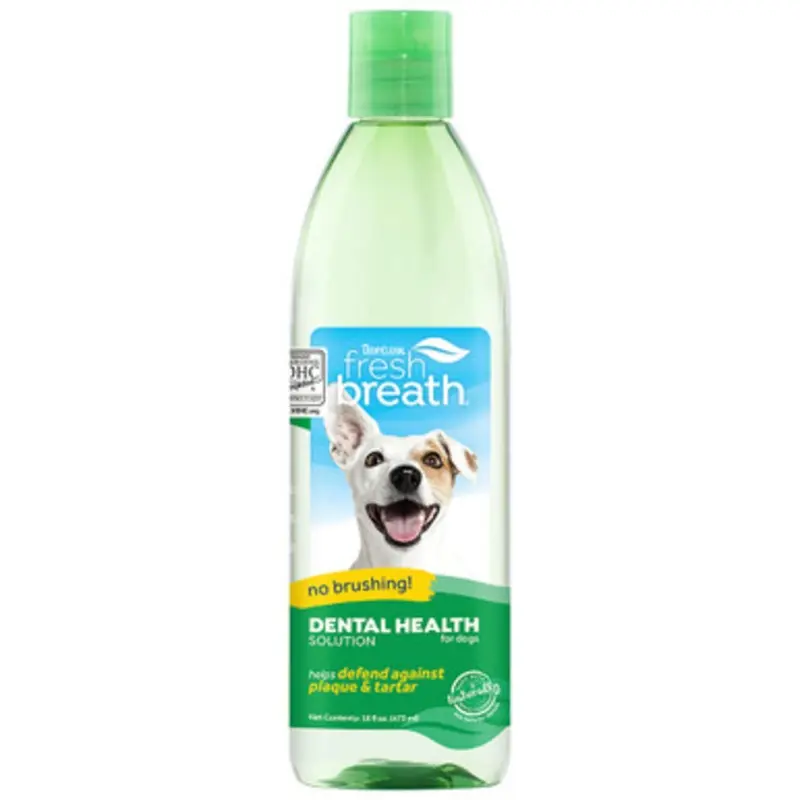 TropiClean Fresh Breath Dental Health Solution for Dogs 8 fl oz