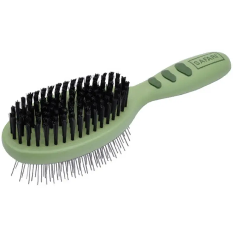 Safari Plastic Pin & Bristle Combo Dog Brush One Size