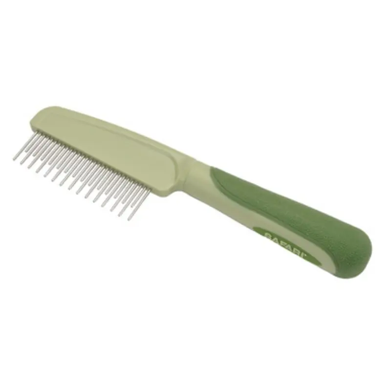 Safari Shedding Dog Comb with Rotating Teeth One Size