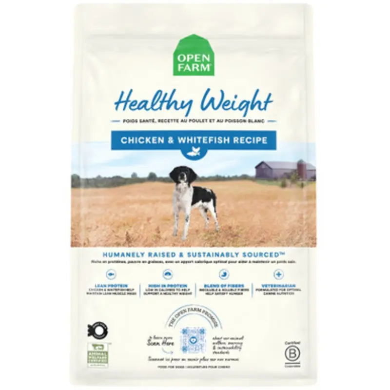 Open Farm Healthy Weight Chicken & Whitefish Recipe Dry Dog Food 4 lb