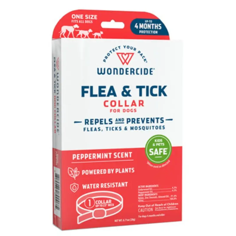 Wondercide Flea & Tick Collar for Dogs w/ Natural Essential Oils One Size