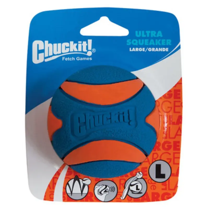 Chuckit! Large Ultra Squeaker Ball Dog Toy Large