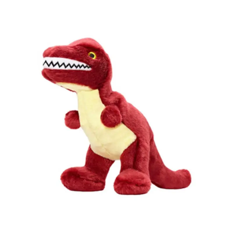 Fluff & Tuff Tiny T-Rex Plush Dog Toy 8"