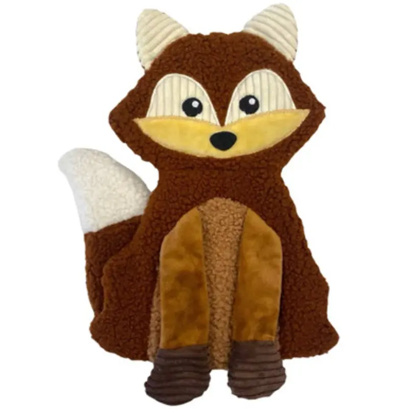 Fog City Pet Fox Stuffless Soft Dog Toy One Size
