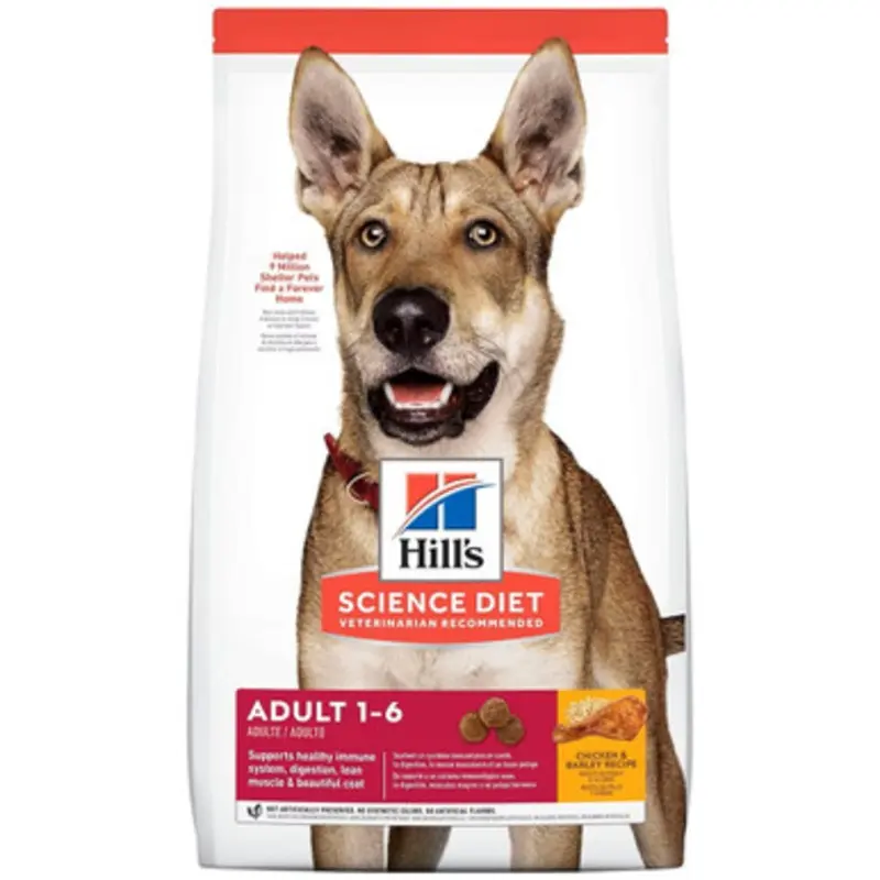 Hill's Science Diet Chicken & Barely Recipe Adult 1-6 Premium Dry Dog Food 35 lb