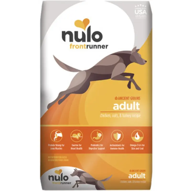 Nulo Frontrunner Ancient Grains Chicken, Oats & Turkey Recipe Adult Dry Dog Food 23 lb