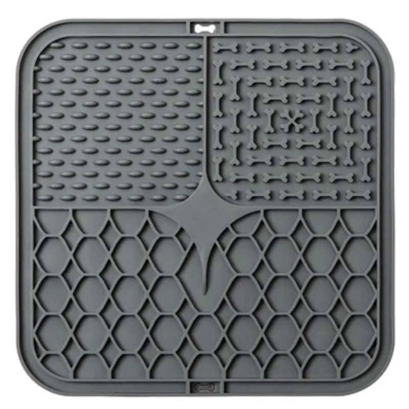 Park Life Designs Dark Gray Dog Interactive & Calming Lick Mat One Size