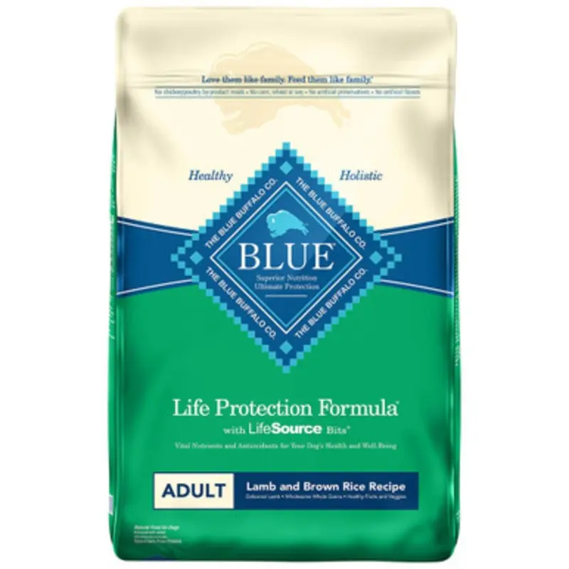 Blue Life Protection Formula Adult Lamb and Brown Rice Recipe Dry Dog Food 30 lb