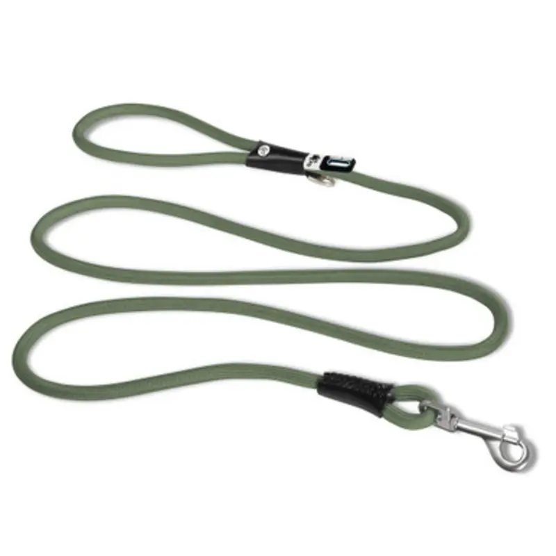 Curli Stretch Comfort Moss Dog Leash Medium