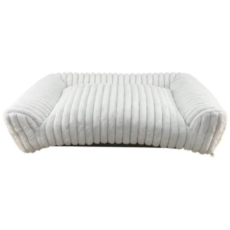 Fog City Pet Cream Orthopedic Foam Saddle Sofa Dog Bed Large