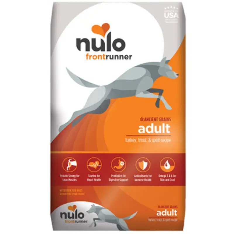 Nulo Frontrunner Ancient Grains Turkey, Trout & Spelt Recipe Adult Dry Dog Food 3 lb