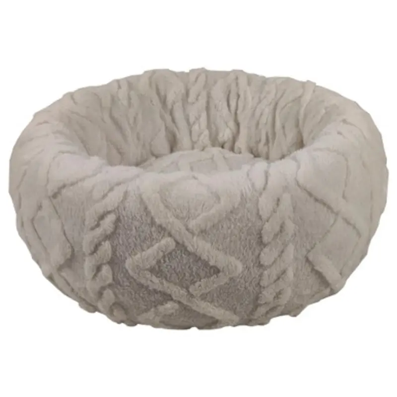 Sammy & Sadie Cream The Dreamy Donut Dog Bed One Size