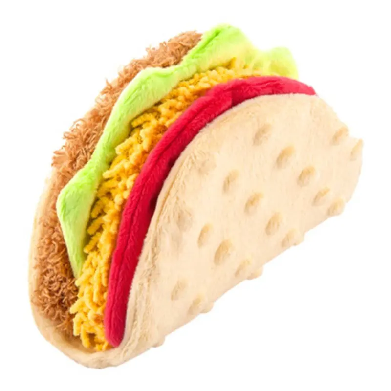 P.L.A.Y. International Classic Tail Waggin' Taco Interactive Plush Dog Toy One Size