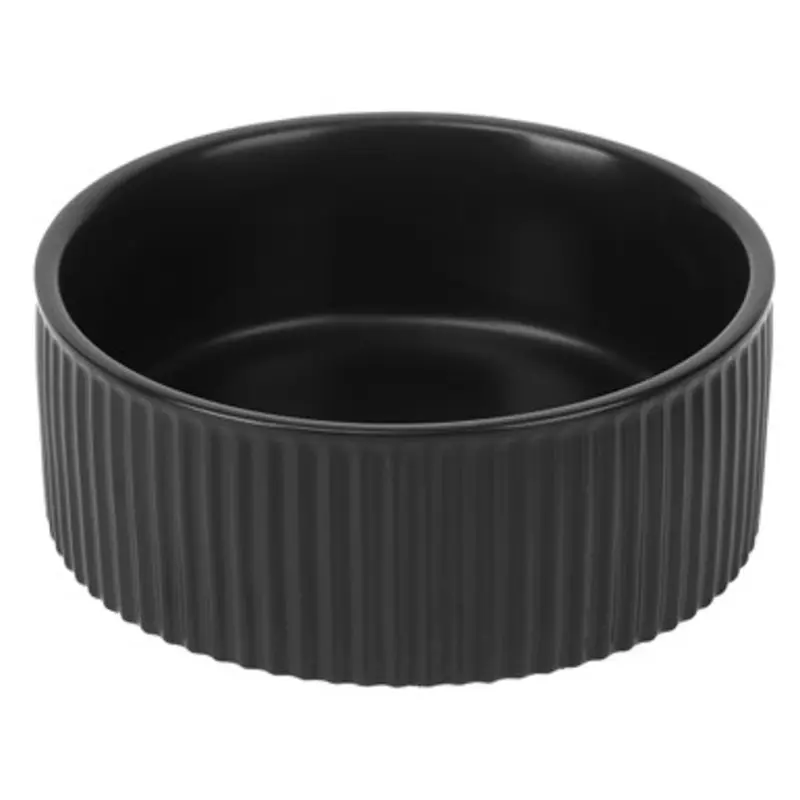 Park Life Designs Black Jardin Dog Bowl Large
