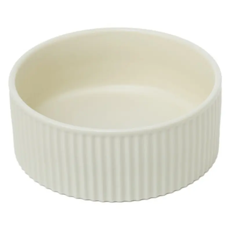 Park Life Designs Cream Jardin Dog Bowl Large
