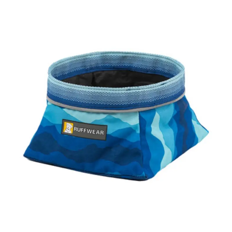 Ruffwear Quencher Coastal Mountains Travel Dog Bowl One Size