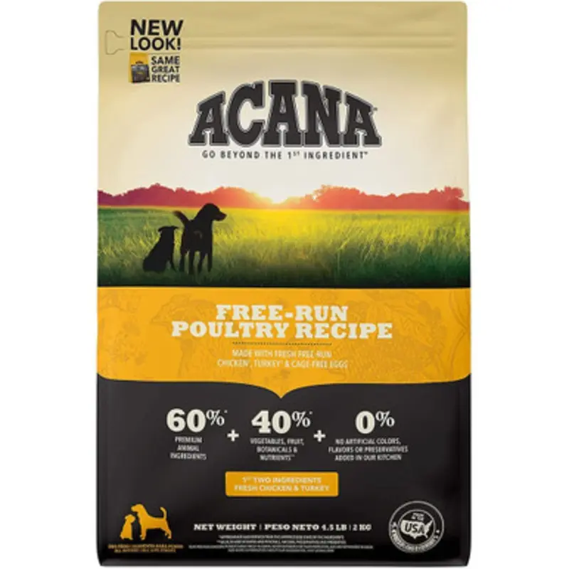 Acana Free-Run Poultry Recipe Dry Dog Food 4.5 lb