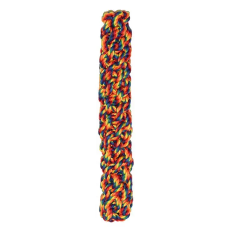 Amazing Pet Rainbow Retriever Rope Dog Toy 12.5"