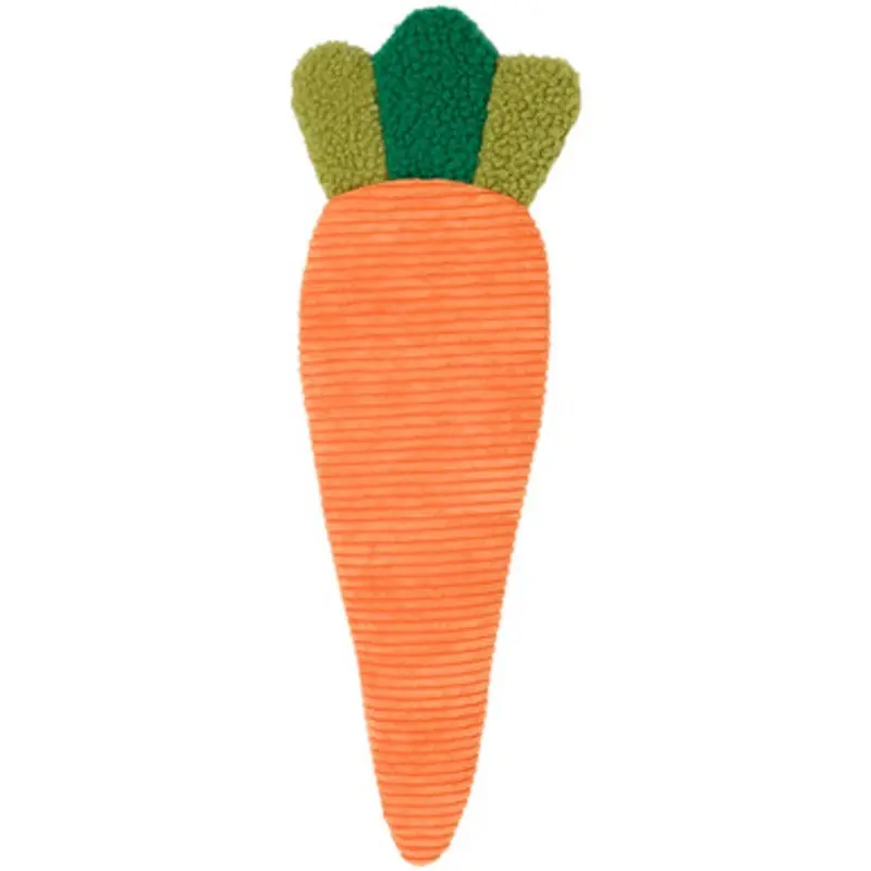 Fog City Pet Farmer's Market Carrot Stuffless Dog Toy One Size