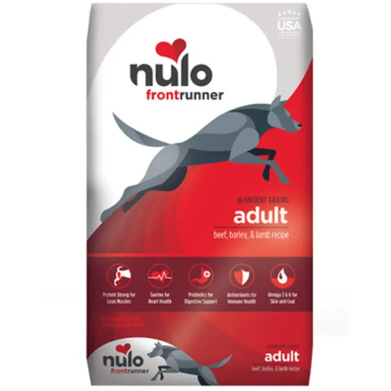 Nulo Frontrunner Ancient Grains Beef, Barley & Lamb Recipe Adult Dry Dog Food 3 lb