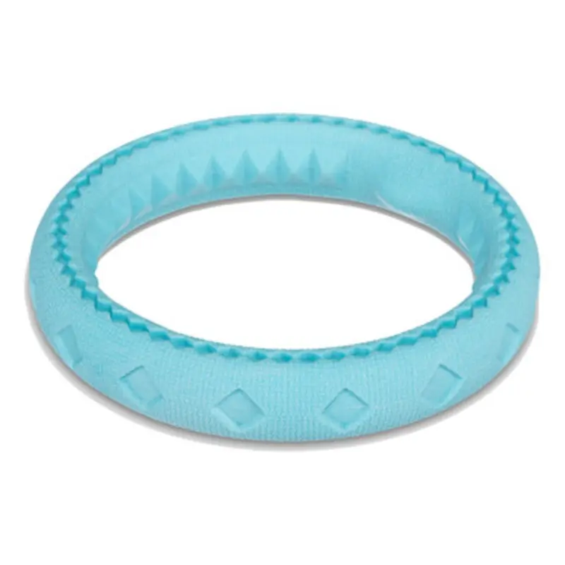 Totally Pooched Chew n' Tug Ring Dog Toy 6.5"