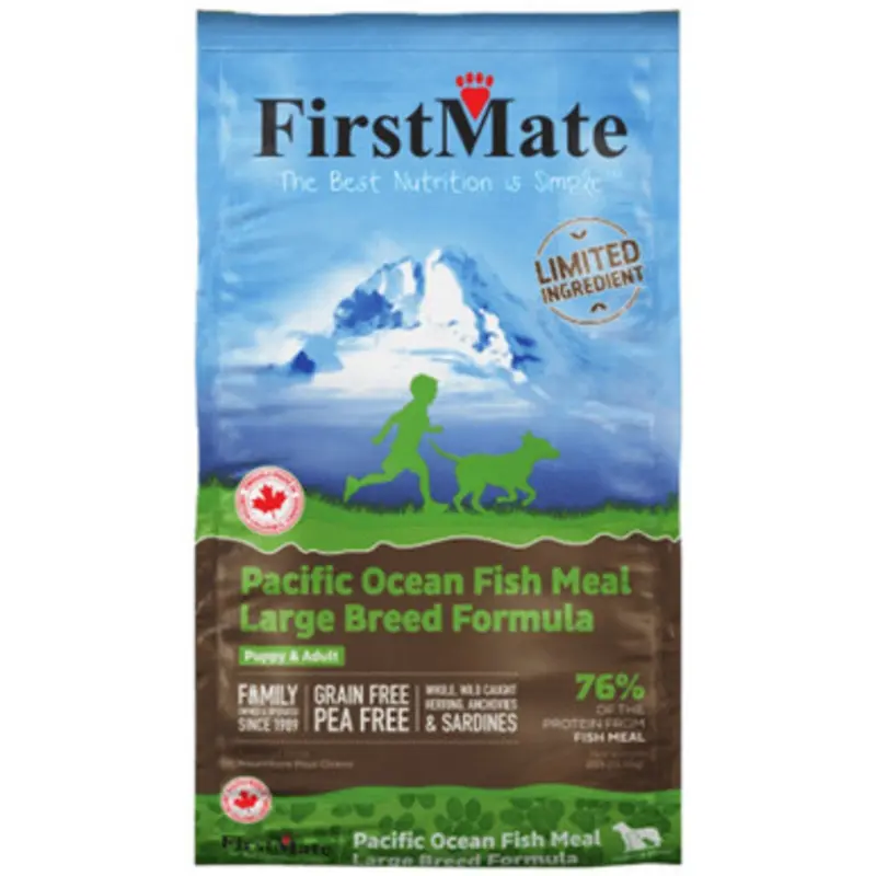 FirstMate Pacific Ocean Fish Meal Large Breed Formula Dry Dog Food 25 lb