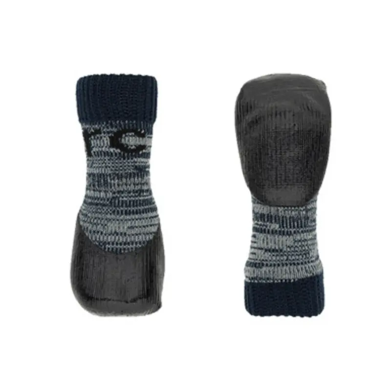 RC Pets Charcoal Heather Sporty Pawks Dog Socks XX-Small