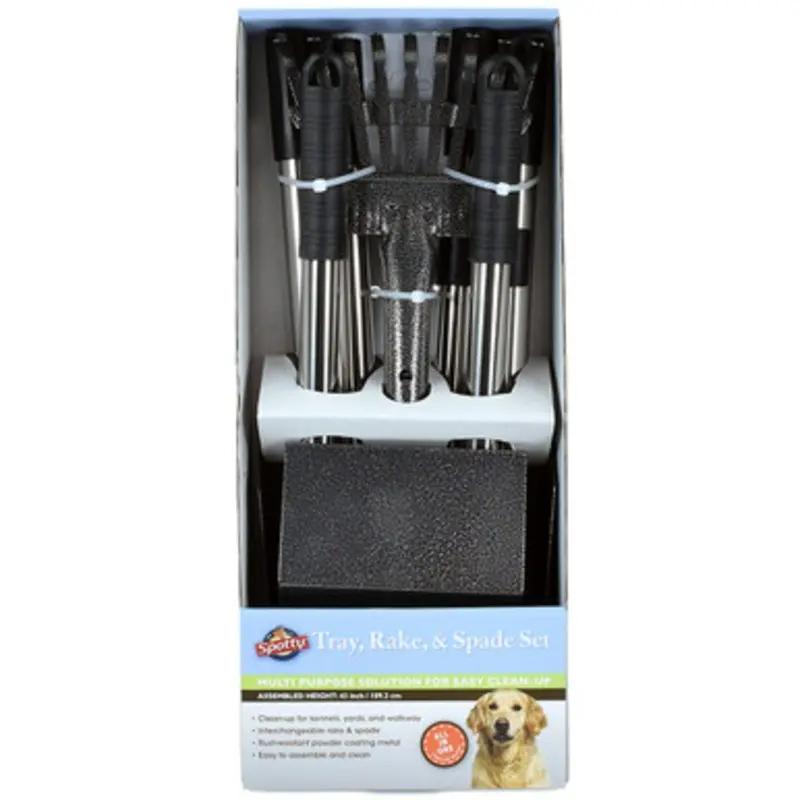 Spotty Tray, Rake & Sade Dog Waste Clean-Up Set One Size