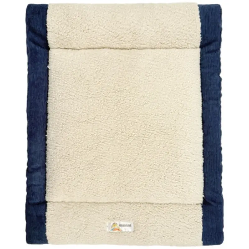Fetch Your Own Adventure Blue Sleeper Crate Mat Dog Bed Small