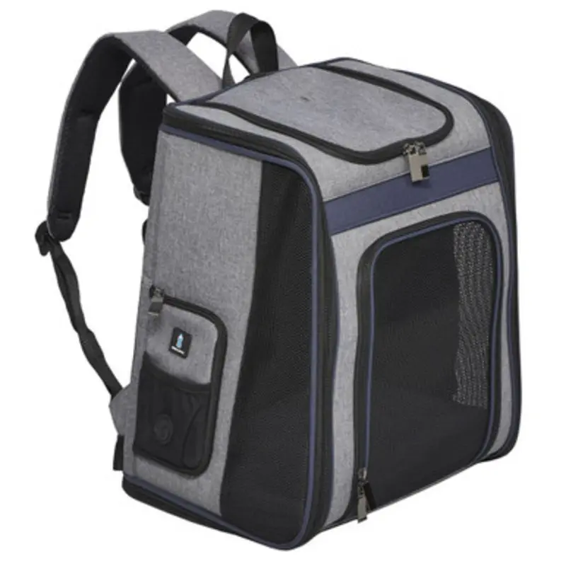 MidWest Day Tripper Gray Pet Backpack Carrier One Size