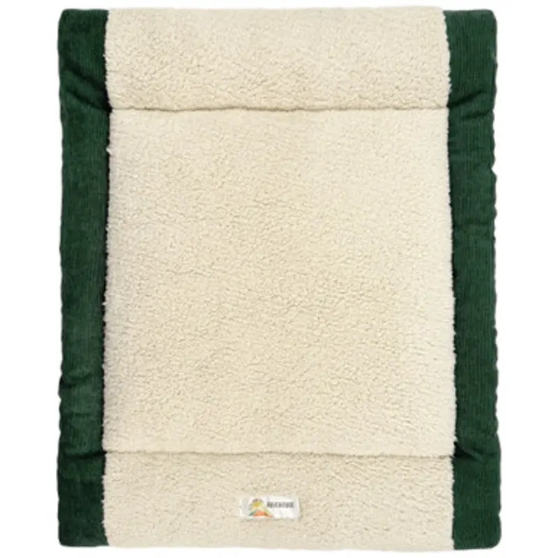Fetch Your Own Adventure Green Sleeper Crate Mat Dog Bed Small