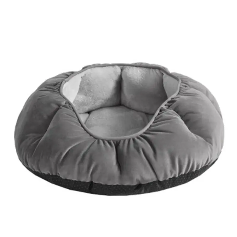 Friends Forever Gray Pet Nester Dog Bed Medium