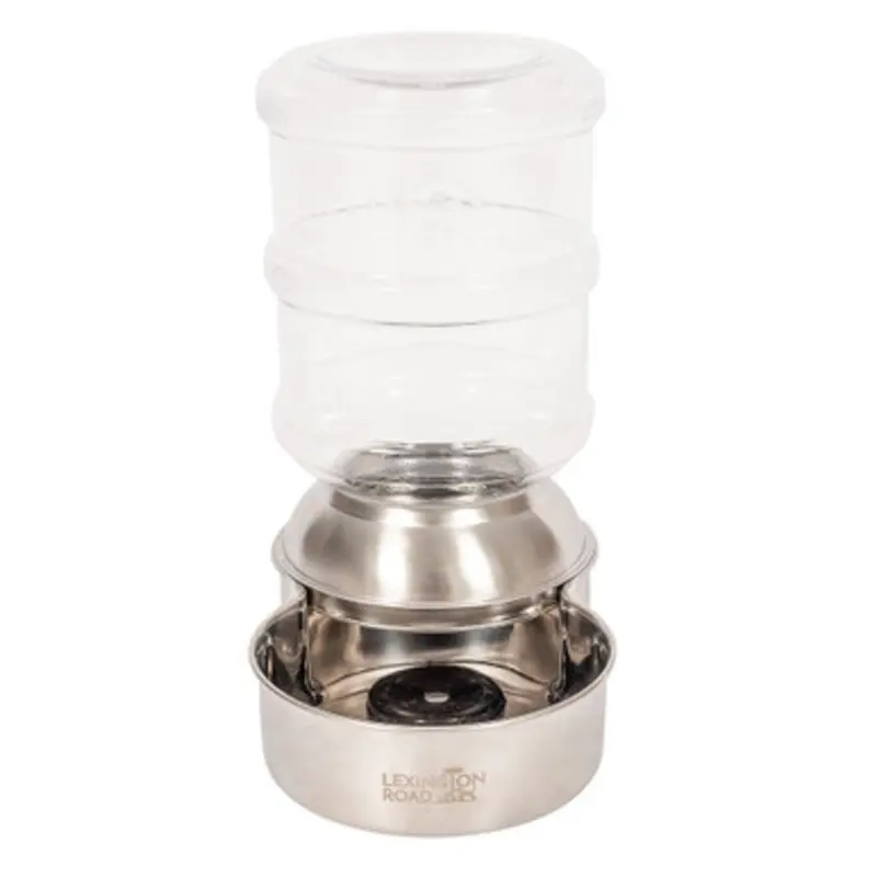 Lexington Road Stainless Steel Gravity Waterer for Pets 3.5 l