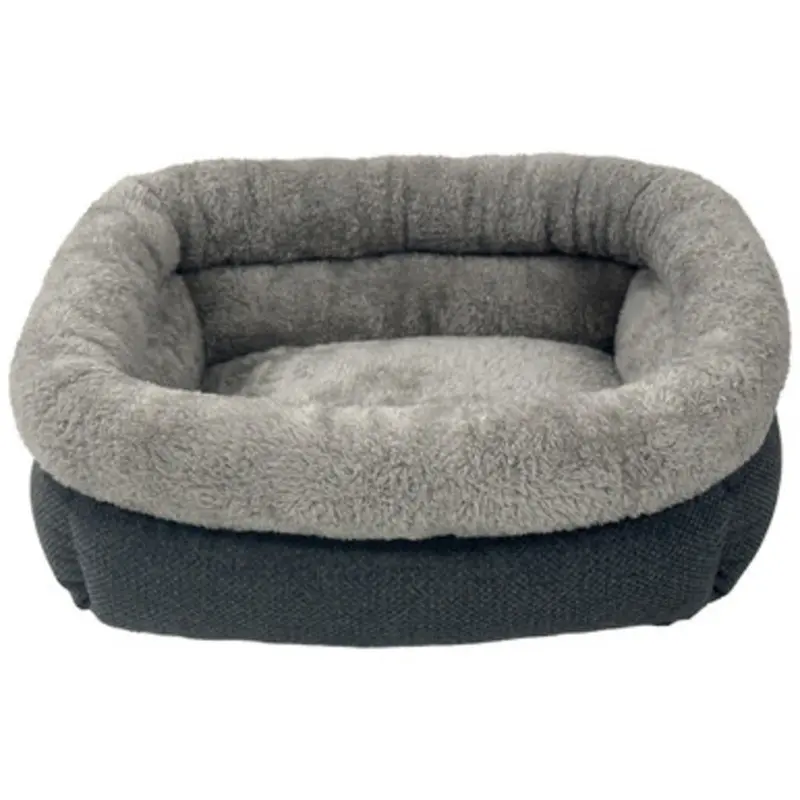Pure Comfort The Little Haven Dark Gray Pet Bed Small