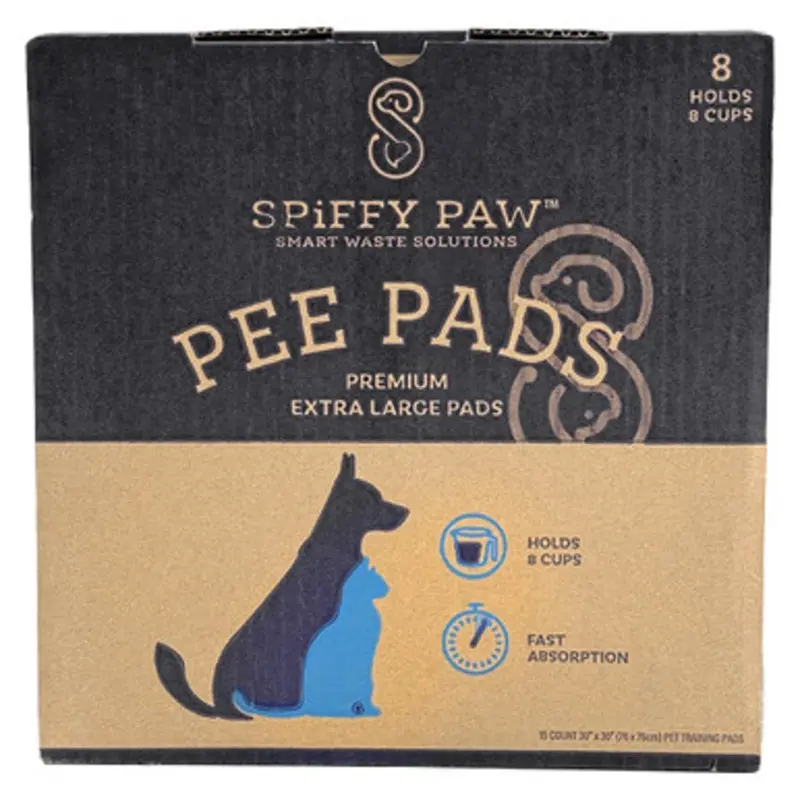 Spiffy Paw X-Large Premium Pee Pads 15 ct