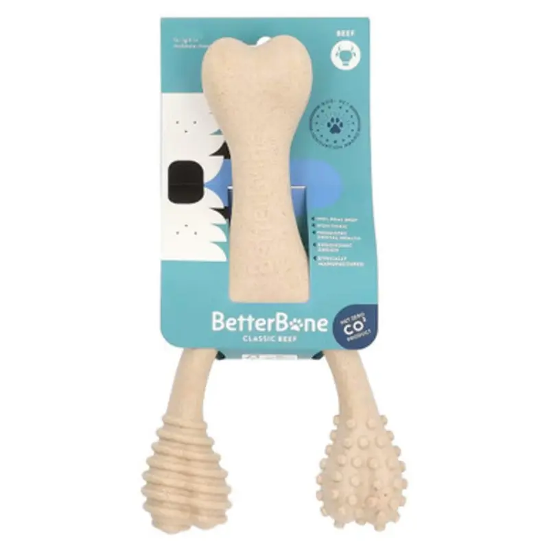 BetterBone Beef Flavor Classic Dog Dental Chew for Light-Moderate Chewers Small