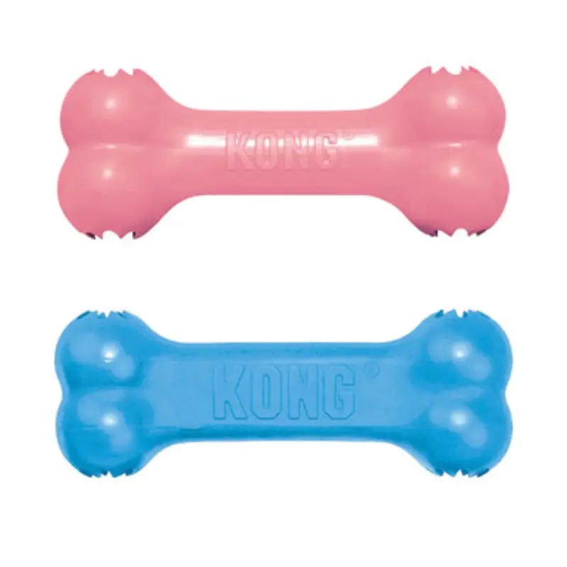 KONG Puppy Goodie Bone Dog Toy, Assorted Medium